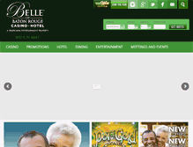 Tablet Screenshot of belleofbatonrouge.com